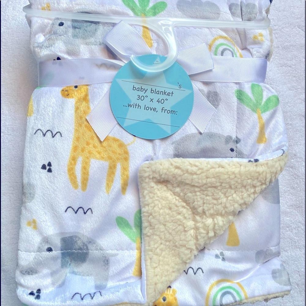 Baby Blanket - 30x40 -Soft Flannel-Poly